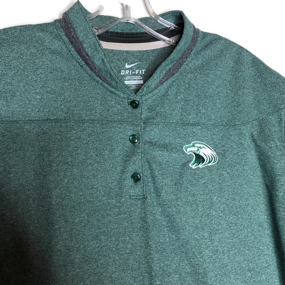 Women’s Nike NFL Philadelphia Eagles Collarless Polo Shirt SZ XXL